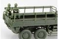 AOSHIMA 012093 1/72 日本.陸上自衛隊 73式3頓軍用卡車帶20個兵員人物