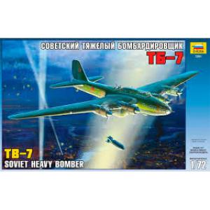 ZVEZDA 7291 1/72 WW II蘇聯.空軍 TB-7重型轟炸機