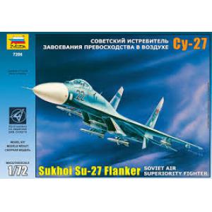 ZVEZDA 7206 1/72 俄羅斯.空軍 SU-27'側衛'戰鬥機