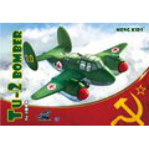 MENG MODELS mPLANE-004 兒童系列-Q版 蘇聯空軍TU-2'球棒'轟炸機-免膠水