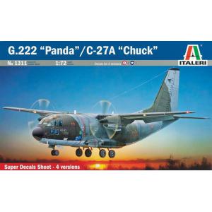 ITALERI 1311 1/72  義大利.阿萊尼亞航太 G222'熊貓'/C-27A'斯巴達人'中型運輸機