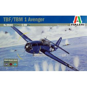 ITALERI 2644 1/48  WW II美國.海軍 TBF/TBM1'復仇者'魚雷轟炸機