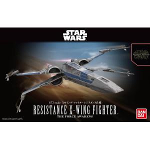 BANDAI 202289 1/72 星際大戰--反抗軍X翼戰機(原力覺醒版)  RESISTANCE X-WING FIGHTER