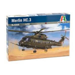 ITALERI 1316 1/72 英國.皇家空軍 HC.3'梅林'通用直升機