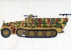 DRAGON 7225 1/72 WW II德國.陸軍 Sd.Kfz 251D半履帶車