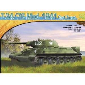 DRAGON 7262 1/72 二戰蘇聯.陸軍 T-34/76 1941年鑄造跑塔型坦克