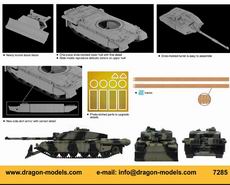 DRAGON 7285 1/72 英國.陸軍 '挑戰者II'帶掃雷鏟坦克