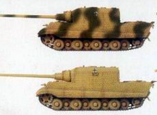 DRAGON 7291 1/72 WW II德國.陸軍 Sd.Kfz.186'獵虎'保時捷生產型坦克殲擊車