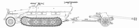 DRAGON 7369 1/72 WW II德國.陸軍 Sd.Kfz.251/1 Ausf.D半履帶車帶PaK40榴砲