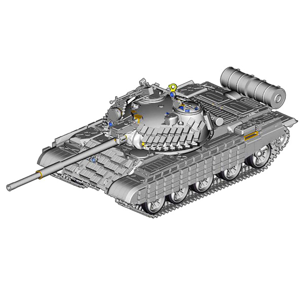 TRUMPETER 01549 1/35 伊拉克.陸軍 T-62 帶ERA反應裝甲.1972年型坦克