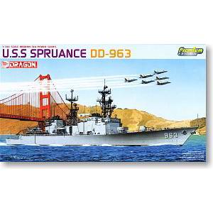 DRAGON 7084 1/700 美國.海軍 DD-963斯普魯恩斯級'斯普魯恩斯'驅逐艦