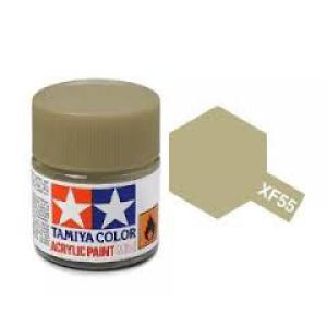 TAMIYA xF-55  壓克力系水性/消光甲板色 DECK TAN 45035814
