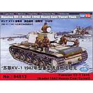 HOBBY BOSS 84813 1/48 WW II蘇聯.陸軍 KV-1 1942年重型鑄造炮塔(初期型)坦克