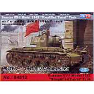 HOBBY BOSS 84812 1/48 WW II蘇聯.陸軍 KV-1/1942年 簡化炮塔型坦克