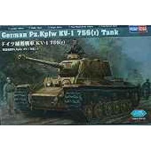 HOBBY BOSS 84818 1/48  WW II德國陸軍 Pz.Kpfw KV-1 756( r )擄獲坦克