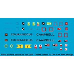 PANZER DEPOT E-09 1/144 WW II英國.陸軍 坦克適用水貼紙