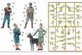 MASTER BOX 3557 1/35 WW II德國.空軍 飛行員及牽狗女性助理人物