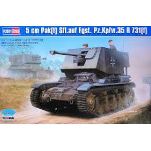 HOBBY BOSS 83808 1/35 WW II德國.陸軍 5 cm Pak(t) Sfl.auf Fgst.Pz.Kpfw.35 R731(f)自行反坦克炮