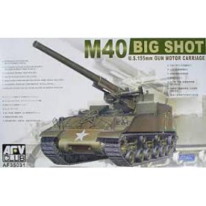 AFV CLUB 35031 1/35 WW II美國陸軍 M-40 '大人物/BIG SHOT'155mm自行榴彈砲