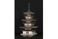 FUJIMI 50022 1/100 建築物系列--(5)藥師寺.東塔 YAKUSHIJI EAST PAGODA
