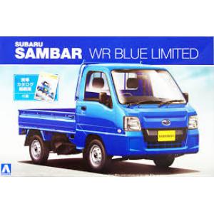 AOSHIMA 007402 1/24 速霸陸汽車 SAMBAR WR BLUE LIMITED貨車