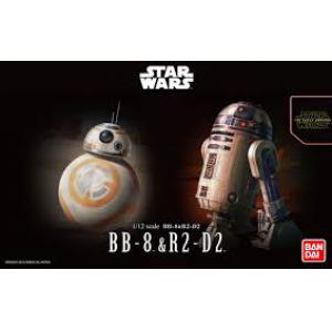 BANDAI 5064108 1/12 星際大戰系列--BB-8&R2-D2機械人