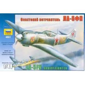 ZVEZDA 4801 1/48 WW II蘇聯.空軍 拉沃奇金公司/ Lavochkin LA-5FN戰鬥機