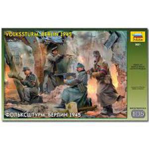 ZVEZDA 3621 1/35 19945年.德國.柏林 國民擲彈兵人物