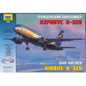 ZVEZDA 7003 1/144 空中巴士公司 A-320民用客機@@
