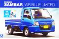 AOSHIMA 007402 1/24 速霸陸汽車 SAMBAR WR BLUE LIMITED貨車