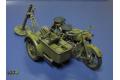 ZVEZDA 3651 1/35  WW II蘇聯.陸軍 M-72軍用摩托車與82mm迫擊砲和人物