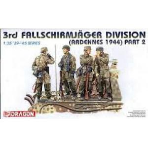 DRAGON 6143 1/35 二戰德軍 1944年阿登戰役第3空降獵兵人形PAT2