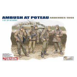 DRAGON 6176 1/35 WW II德國.陸軍 1944年'阿登/ARDENNES'抽菸休憩人物組/精裝版