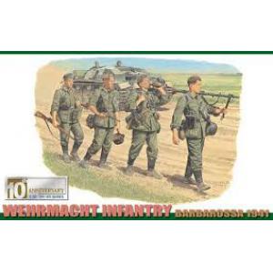 DRAGON 6180 1/35 WW II德國.陸軍 1941年'巴伐羅沙'戰役國防軍步兵人物組/精裝版