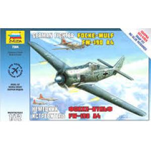 ZVEZDA 7304 1/72 WW II德國空軍 福克.沃夫FW-190A4戰鬥機