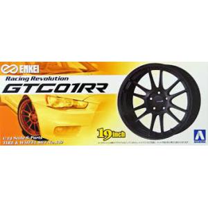 AOSHIMA 009048 1/24 日本.橫濱輪胎公司 ADVAN RACING系列GT C01RR 19英吋改造輪框
