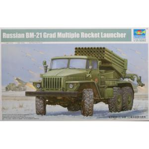 TRUMPETER 01013 1/35  蘇聯.陸軍 BM-21'冰雹'早期生產型多管火箭炮