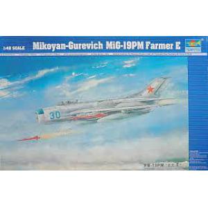 TRUMPETER 02804 1/48 蘇聯.空軍 MIG-19PM'農夫'E型戰鬥機