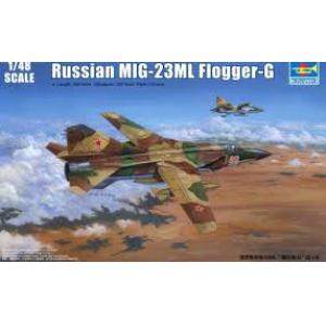 TRUMPETER 02855 1/48 蘇聯.空軍 米格公司MIG-23ML'鞭撻者'戰鬥機