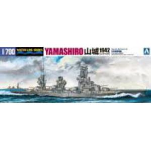 AOSHIMA 002452 1/700 WW II日本帝國海軍 扶桑級'山城'戰列艦/1942年份
