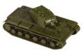 ZVEZDA 6190 1/100 WW  II蘇聯.陸軍 1941年型帶F-32炮KV-1坦克/免膠水黏合.卡緊式模型