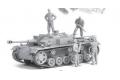 DRAGON 9101 1/35 WW II德國.陸軍 StuG.III Ausf.F三號F突擊砲帶乘員組
