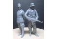 TAMIYA 89629 1/35 WW II德國陸軍 隆梅爾將軍&著冬季服裝步兵人物
