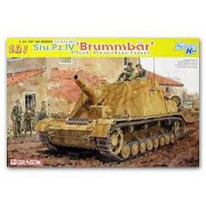 DRAGON 6460 1/35 二戰德國.陸軍 Sd.Kfz.166'灰熊'中期生產型自行火炮/2合1@@