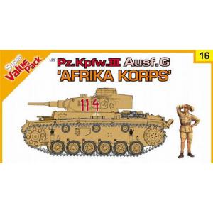 DRAGON 9116 1/35 WW II德國.陸軍 Pz.Kpfw.III ausf.G三號G型坦克/北非軍團式樣