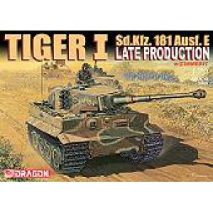 DRAGON 7203 1/72 WW II德國陸軍 Sd.Kfz.181 Ausf.E'虎I'最後期生產型坦克