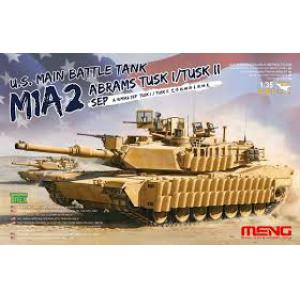 MENG MOLDS TS-026 1/35  美國陸軍 M1A2'亞伯拉罕'帶TUSK I/II裝甲坦克