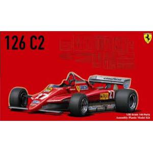FUJIMI 091945-GP-2 1/20 法拉利車隊 126 C2方程式賽車