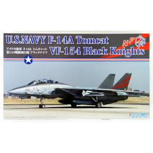 FUJIMI 722795-F-3 1/72 美國.海軍 F-14A'雄貓'ˋ戰鬥機/VF-154黑騎士中隊