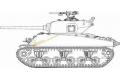 DRAGON 7304 1/72 WW II美國陸軍 M4A1(76)W'謝爾曼'坦克